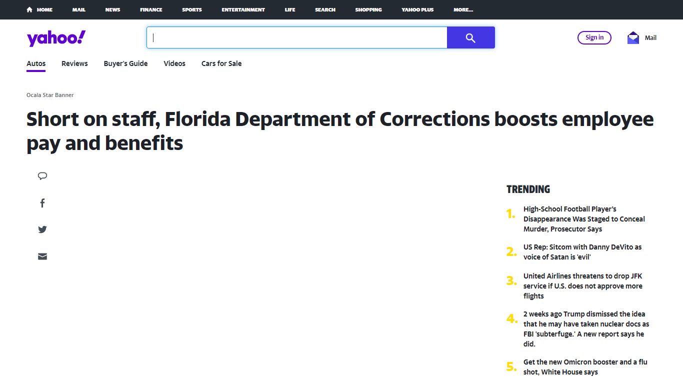 Short on staff, Florida Department of Corrections boosts employee pay ...